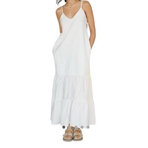 Anthropologie PEIXOTO Parker Tie Back MIDI Dress NWT $158 Size XS Runs Big